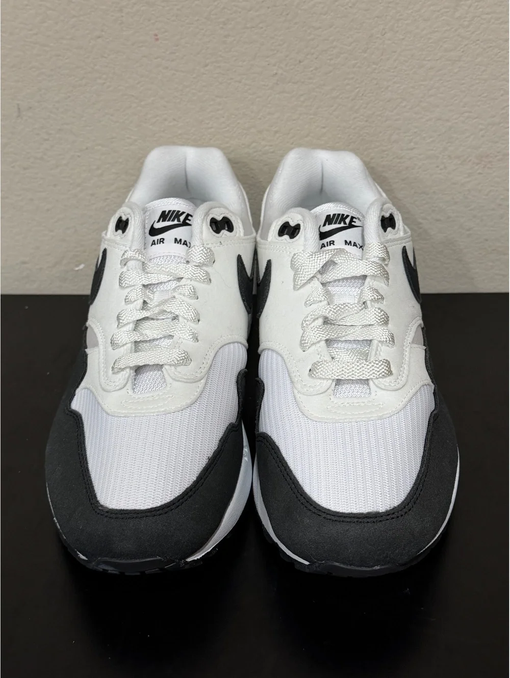 Size 9 - Nike Women’s Air Max 1 “White Black”
